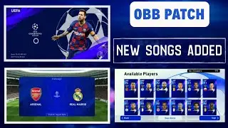 UCL Patch Pes 2020 Mobile (v4.4) - New UCL UI, New Songs Added, UCL Scoreboard, Leaked 2020/21 Kits