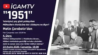 1951 - Ders #4: Mülteci Sözleşmesi 1. Madde: Mülteci Statüsü Ne Zaman Sona Erer?