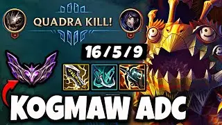 KogMaw vs Lucian [ ADC ] Lol Korea Master Patch 14.7 ✅
