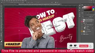 Youtube-Thumbnails-With-3D-Text (Multi-purpose Banner)Photoshop Tutorial
