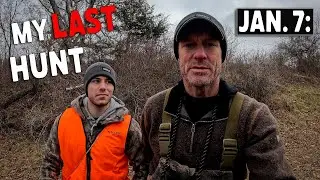 Jan. 7: My Last Hunt of the Season - a Merciful End! | Bowhunting Whitetails w/ Bill Winke