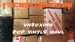 Unboxing 15 boxes of Funko POP Vinyl Haul, Can't remember what i have ordered By F3custom