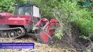 Расчистка  территорий мульчером ТЛП-4М