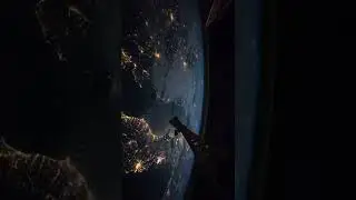 Вид на Землю с МКС. Земля - шарообразная