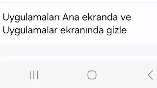 Samsung uygulama gizleme gizlenen uygulamaları gösterme