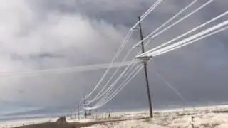 Ice Shedding off Transmission Lines in Beaver County