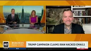Trump Campaign Claims Iran Hacked Emails | CBS News New York