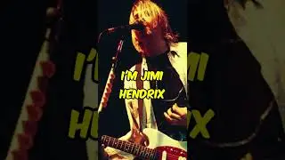 Krist Novoselic is possessed by Jimi Hendrix in the midst of a chaos of noise and 