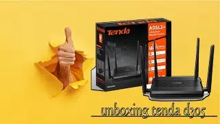 unboxing Tenda d305 best and cheapest router for iptv