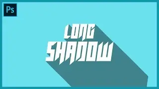 How To Make Long Shadow In Photoshop - Any Version | No Script or Plugin | Simple Method