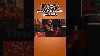 The Easy way to use gradients in PowerPoint! #powerpointtips #powerpoint_university  #tutorial