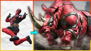 5-Minute Rhino Makeovers for Every Marvel and DC Hero 🦏