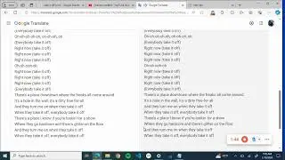 Take It Off - Kesha but its sung by Google Translate