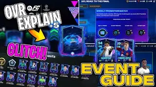 UCL QUEST GLITCH😱 | How Live Ovr Works?? | UCL Event Guide | Claim These FREE PACKS Now in FC Mobile