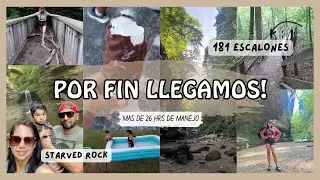 MÁS DE 26 HRS DE MANEJAR Y AL FIN LLEGAMOS! 😁🙌🏻 VISITAMOS STARVED ROCK 🪨 BELLOS LUGARES!