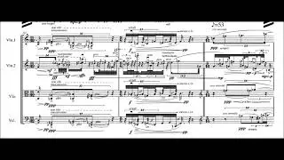 Brian Ferneyhough - String Quartet No. 6 (2010) (with score)