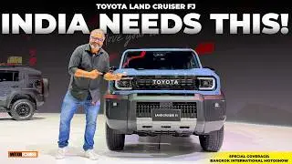 New Land Cruiser FJ Walkaround – Toyota’s Coolest 4x4 Yet? India Launch Likely!