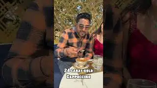 24 carat gold coffee…Finally tasted it!!🤮🤑24carat 