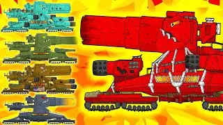 KV-44 Vs MONSTER DORA | World of tanks This is how we met the Monster | Cartoons about tanks