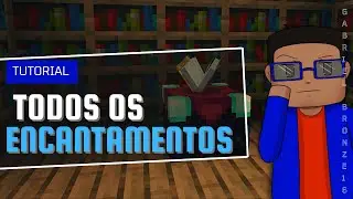 COMO FAZER TODOS OS ENCANTAMENTOS DO MINECRAFT ATRAVÉS DOS COMANDOS !!!