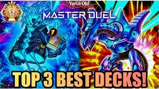 TOP 3 BEST DECKS - MASTER RANK 1! (Post Banlist) [Yu-Gi-Oh! Master Duel]