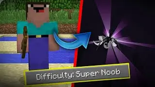 ME PASO MINECRAFT PERO en la NUEVA DIFICULTAD 😱 SUPER NOOB (Sera Posible Pasarse Minecraft?)