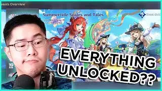 【Genshin Impact】 LET'S BINGE the expansion! + EVA COLLAB reaction + QingYi Summons w/ FRIENDS??