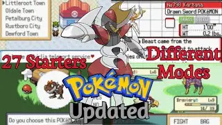 🔥 [New Update] Completed Pokemon GBA RomHack with Gen8, Mega Evo., DexNav, Regional Forms & More!