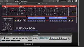 Juno 106 - Native Instruments Reaktor Community Library | Free Synth Plugin (2021)