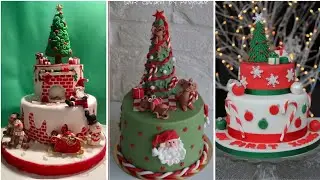 2023! Christmas Cake Ideas/Colourful Christmas Cake Designs