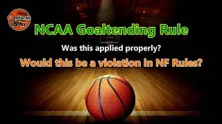 NCAA Goaltending Rule - Did the ball hit the backboard before defender touched the ball?
