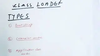 Types of loaders in java