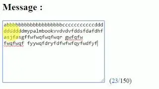 Text/Character counter in Asp .Net and JQuery Demo clip