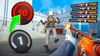 I Got FACEIT LVL 10 while Solo Qing in CS2...