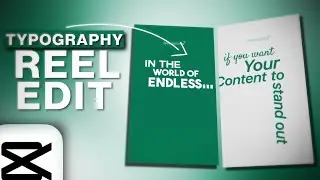 EDIT VIRAL TYPOGRAPHY REELS IN CAPCUT | Easy tutorial