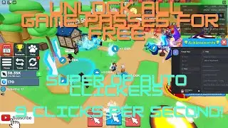 2022 Pastebin Clicker Simulator Roblox Script Autofarm GUI Exploit *ALL GAMEPASSES*