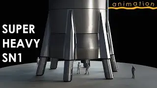 Superheavy Legs Animation - SpaceX Starship Superheavy prototype flight soon?