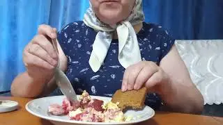 Мой любимый завтрак😋 МУКБАНГ
