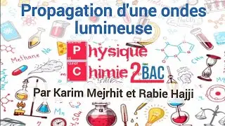 Leçon sur la propagation d'une ondes lumineuse destinée aux élèves 2ème année baccalauréat