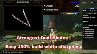 Evening Dusk OP Dual Blades !? 100% affinity build white sharpness