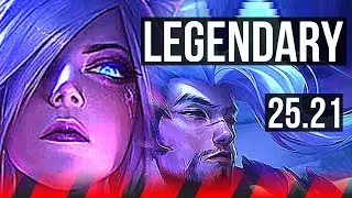 RIVEN vs YASUO (TOP) | 42k DMG, Legendary | EUW Master | 25.21