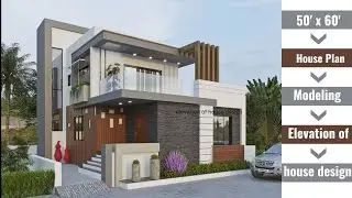 How to Design a 50'x60' Modern House in Sketchup with V-Ray | Material | Modeling | V-Ray Settings