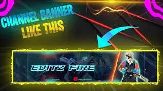 How To Make Free Fire Gaming Channel Banner | Gaming Channel Banner On Android | #freefire