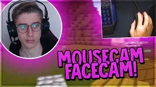 FACECAM + MOUSECAM !! - MİNECRAFT CRAFTRİSE SKYWARS