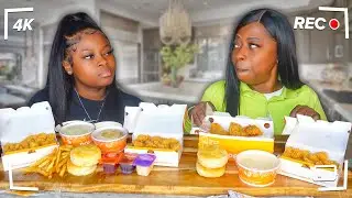 CONVINCING MY DAUGHTER TO EAT A PIECE OF CHICKEN 🐓
