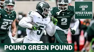 Why MSU football can improve run game with Nathan Carter, Kay'Ron Lynch-Adams; Big Ten win totals