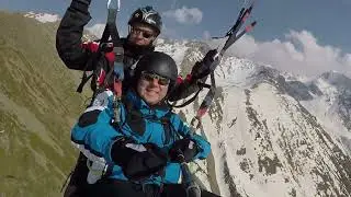 Paraglyding 19/4/22 Stefan - Shymbulak