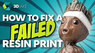 Rescuing a Failed Resin 3D Print!