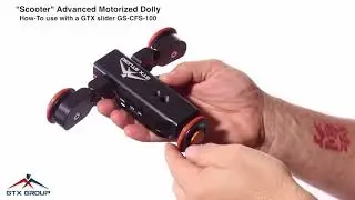 GTX Advanced Scooter Dolly on a slider