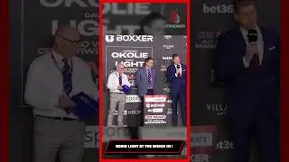 DAVID LIGHT AT THE WEIGH IN 🥊⚖️